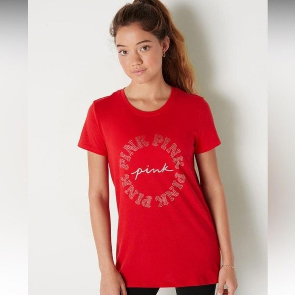 Victoria Secret Pink Knit Short Sleeve Perfect T-Shirt
